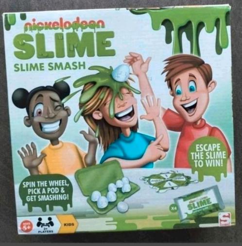 Nickelodeon Slime Smash (Slijm spel, eieren op hoofd kapot), Hobby en Vrije tijd, Gezelschapsspellen | Overige, Zo goed als nieuw