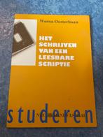 Het schrijven van een leesbare scriptie, Ophalen of Verzenden, Alpha, HBO