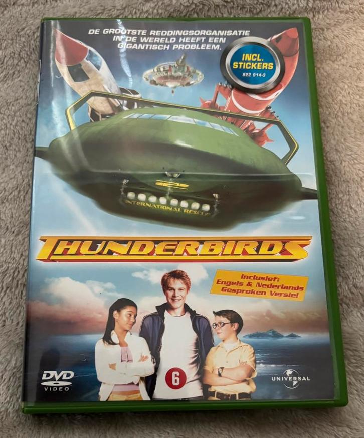 Thunderbirds (Speelfilm) op DVD. Compleet en ZGAN, Cd's en Dvd's, Dvd's | Tv en Series, Zo goed als nieuw, Science Fiction en Fantasy