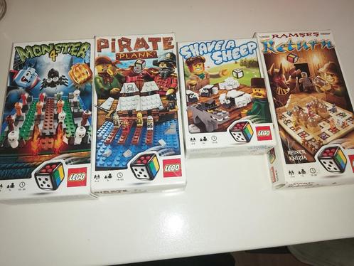 Pakket lego spellen (4 stuks), Hobby en Vrije tijd, Gezelschapsspellen | Bordspellen, Gebruikt, Een of twee spelers, Drie of vier spelers