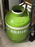 Carbid kanon van dikbuik gasfles incl. paar kilo carbid, Ophalen, Gebruikt