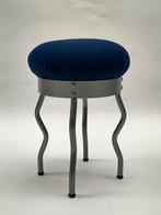 Vintage Ikea kruk Uri Per Ivar Ledang krukje metaal stof, Ophalen, Gebruikt, ., .