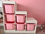 Ikea Trofast opbergcombinatie wit/roze, Kinderen en Baby's, Ophalen, Kast, Zo goed als nieuw, 75 tot 100 cm
