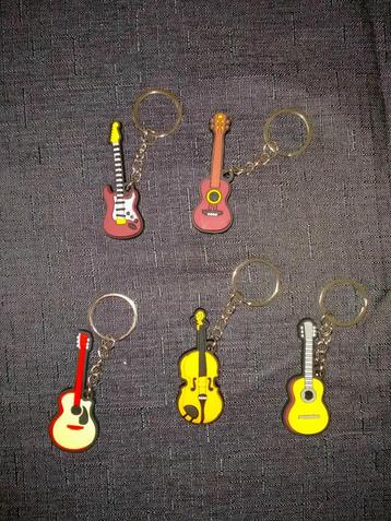 Gitaar Sleutelhangers - Nieuw beschikbaar voor biedingen