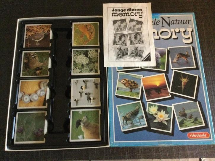 Natuur Memory dieren, Hobby en Vrije tijd, Gezelschapsspellen | Overige, Gebruikt, Een of twee spelers, Ophalen of Verzenden