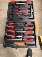 Schroevendraaier set met bitjes, Ophalen of Verzenden, Gebruikt