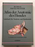 Atlas der Anatomie des Hundes, Boeken, Studieboeken en Cursussen, Zo goed als nieuw, Klaus-Dieter Budras, Verzenden, WO