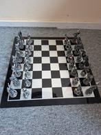 Schaakbord Draken & Tovenaars - 39,5x39,5 cm, Een of twee spelers, Ophalen, Zo goed als nieuw