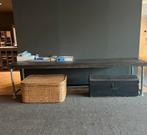 Prachtige houten tafel, Huis en Inrichting, Tafels | Eettafels, Ophalen, 200 cm of meer, 50 tot 100 cm, Zo goed als nieuw