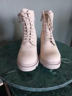 Modern enkel veterlaars met rits Maat 42 Beige, Kleding | Dames, Schoenen, Beige, Lage of Enkellaarzen, Ophalen of Verzenden, Zo goed als nieuw