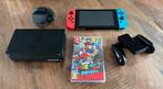 Nintendo Switch met spel en tv aansluiting, Met games, G, Met 2 controllers, Ophalen of Verzenden