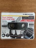 Dual socket with dual USB, nog nieuw in de verpakking!, Ophalen of Verzenden, Nieuw