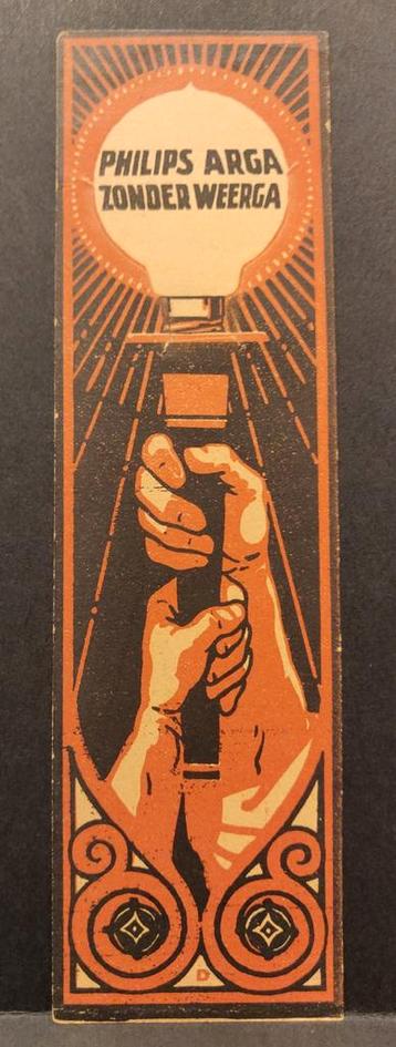  Philips Arga Boekenlegger ontwerp Pieter Das bladwijzer beschikbaar voor biedingen