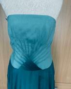 Jurk strapless van Monsoon zijde maat 40 [v], Maat 38/40 (M), Ophalen of Verzenden, Zo goed als nieuw, Onder de knie