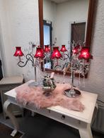 2 kristallen tafel lampen 450.00 Barok kapjes los 20.00 p.s, Huis en Inrichting, Complete inboedels, Ophalen of Verzenden