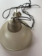 holophane stijl hang lamp, Ophalen, Gebruikt, Glas, 75 cm of meer