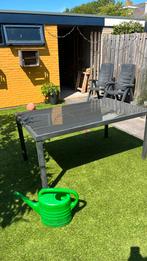 Tuintafel frame met glasplaat 160x95cm, Tuin en Terras, Tuintafels, Ophalen, Gebruikt, Rechthoekig, Aluminium