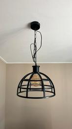 Mooie industriële zwarte hanglamp, Huis en Inrichting, Ophalen of Verzenden, Zo goed als nieuw, Minder dan 50 cm