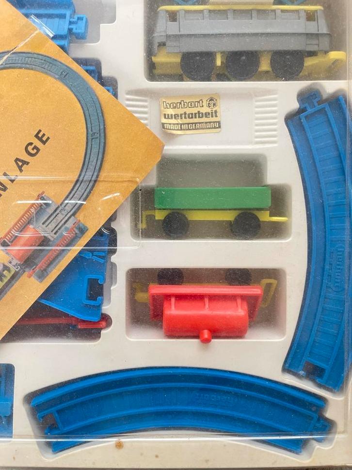 Vintage Herbart Pikalok Treinset - Jaren 60, Verzamelen, Speelgoed, Gebruikt, Verzenden