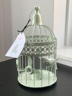 Decoratief vogelkooitje voor waxine lichtje NIEUW met label, Ophalen