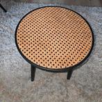 Mooi houten tafeltje doorsnee 38 cm, Huis en Inrichting, 45 tot 60 cm, Minder dan 55 cm, Rond, Ophalen of Verzenden