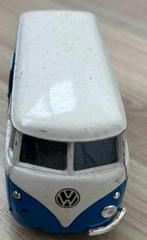 Schaalmodel Volkswagen hippie Bus Met Print kleur blauw/Wit, Gebruikt, Ophalen of Verzenden