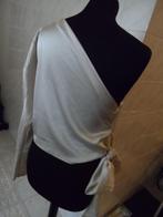 blouse van JUMELLE NIEUW  zachtglanzend maat 38, Maat 38/40 (M), Verzenden, Beige, Jumelle