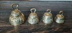 4 koperen belletjes, Ophalen of Verzenden