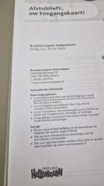4 tickets avonturenpark hellendoorn, Tickets en Kaartjes, Drie personen of meer