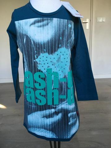 NAME IT tuniek shirt/jurkje NIEUW blauw /groen maat 104 D12 beschikbaar voor biedingen