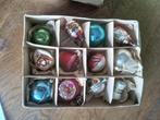Doos nr groen 2 zijn 12 oude glazen kerstballen, Ophalen of Verzenden, Gebruikt