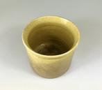 Antieke Franse hand gemaakte confit pot geel geglazuurd, Antiek en Kunst, Ophalen of Verzenden