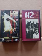 U2 vhs The Unforgettable Fire en Rattle & Hum, Alle leeftijden, Verzenden, Gebruikt