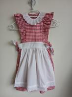 Ot en Sien jurkje Rood/wit maat 104, Kinderen en Baby's, Carnavalskleding en Verkleedspullen, Verzenden, Nieuw, 104 of kleiner