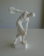 Vintage Discobolus / Discuswerper Grieks Beeld van Kunsthars, Ophalen