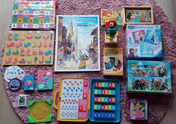 Veel leuke spelletjes en puzzels, Kinderen en Baby's, Speelgoed | Educatief en Creatief, Zo goed als nieuw, Ophalen of Verzenden