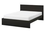 160 x 200 IKEA MALM bedonderstel - incl lattenbodems, Huis en Inrichting, Slaapkamer | Bedden, Ophalen, Zwart, Tweepersoons, Zo goed als nieuw