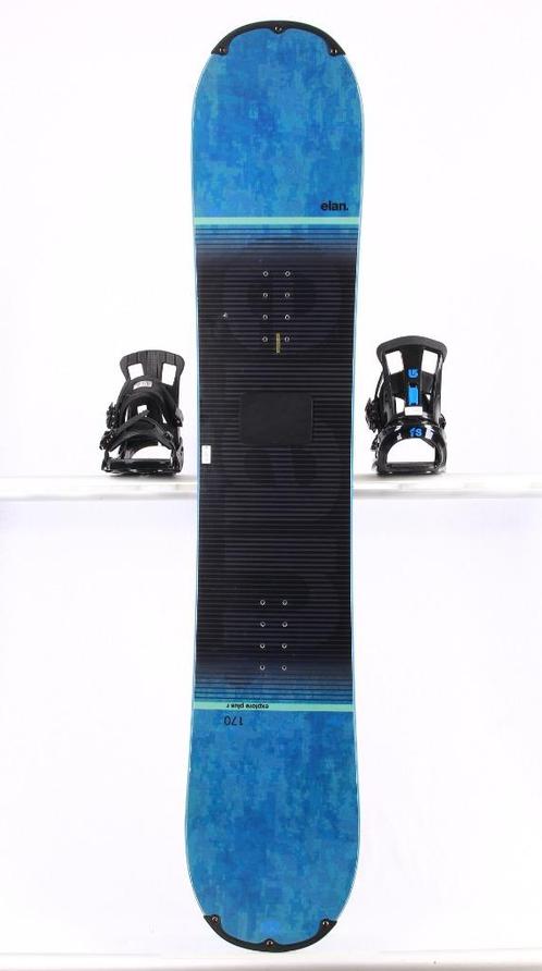 165 170 cm snowboard ELAN EXPLORE PLUS R 2022, blue/black, Sport en Fitness, Snowboarden, Gebruikt, Board, Verzenden