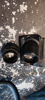 Dakdoorvoer pan en schaal 140 mm, Ophalen, Zwart, Minder dan 5 m²