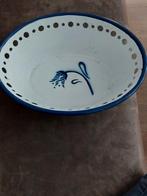 Emaille schaal wit blauw, Antiek en Kunst, Ophalen of Verzenden