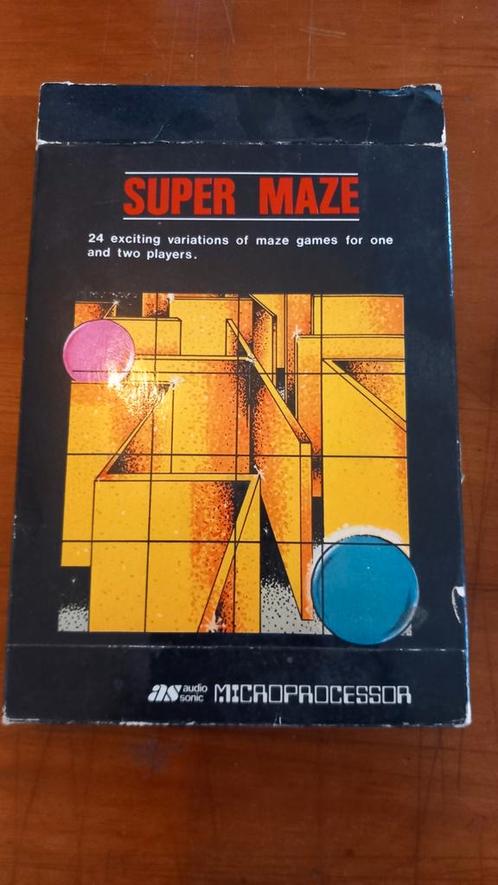 Super Maze - Audio Sonic Microprocessor - Zeldzaam!, Spelcomputers en Games, Games | Overige, Gebruikt, Puzzel en Educatief, 2 spelers