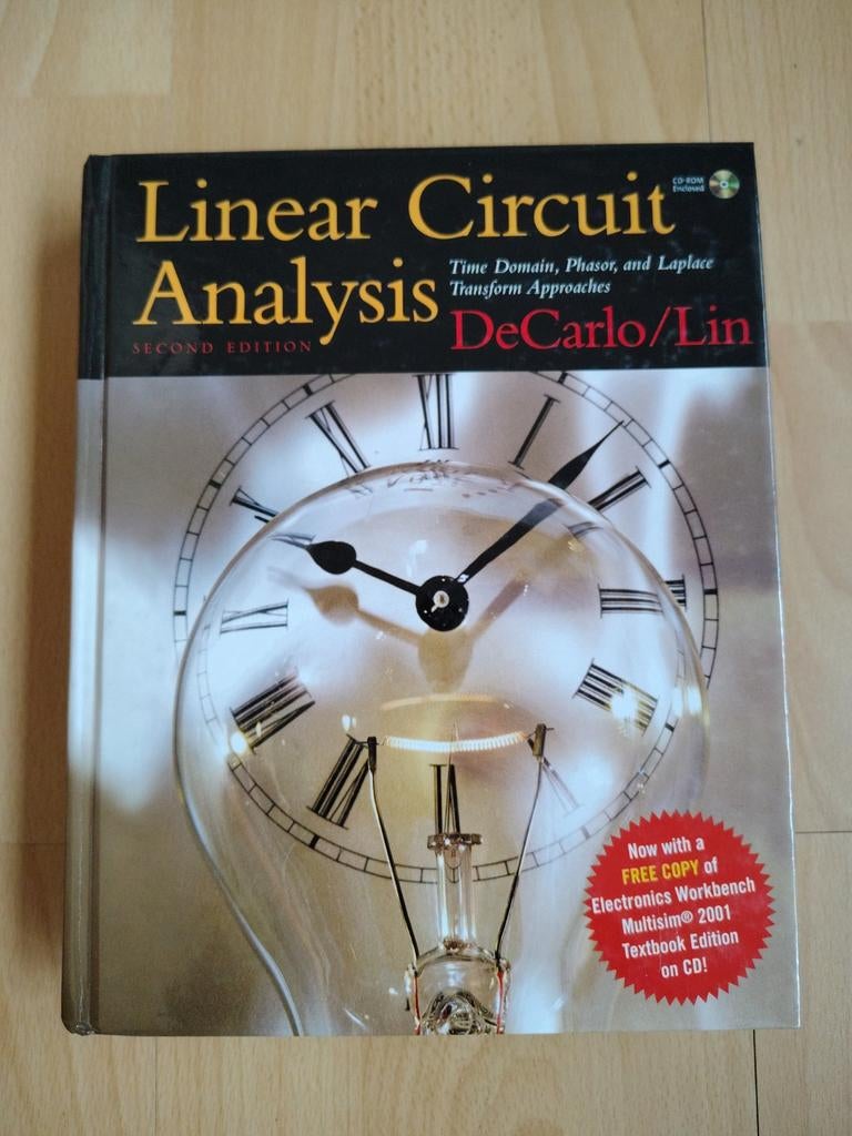 Linear Circuit Analysis - DeCarlo/Lin - Tweede Editie, Gelezen, DeCarlo/Lin, Beta, HBO
