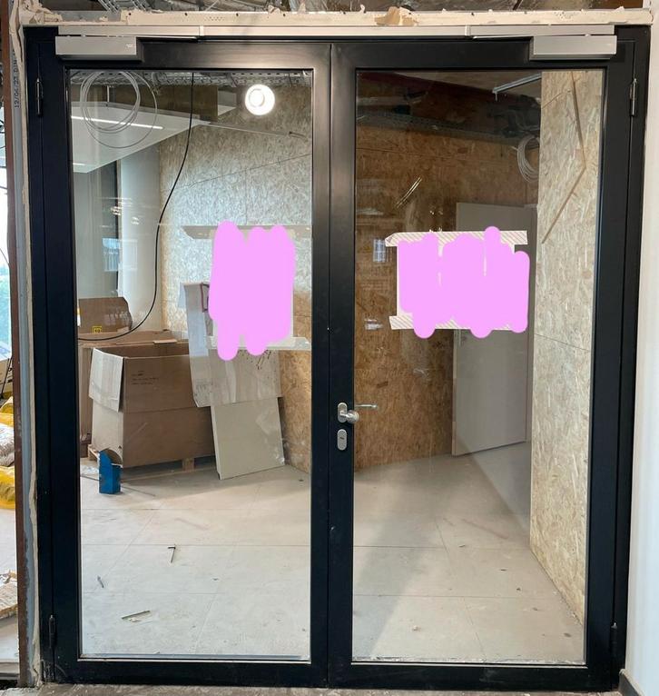 Brandwerende dubbele deuren - Nieuwbouw demontage, Doe-het-zelf en Verbouw, Deuren en Horren, Nieuw, Binnendeur, 215 cm of meer