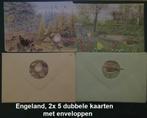 Engels briefpapier, 2x 5 stuks met enveloppen, Diversen, Schrijfwaren, Ophalen of Verzenden, Nieuw