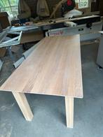!nieuw! Massief eiken tafel, Huis en Inrichting, Tafels | Eettafels, Ophalen, 200 cm of meer, 50 tot 100 cm, Zo goed als nieuw