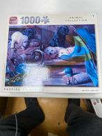 King Puzzel 1000 stukjes - Puppies on Stairs, Ophalen of Verzenden, 500 t/m 1500 stukjes, Zo goed als nieuw, Legpuzzel