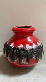 Fat lava vaas Schlossberg West Germany vintage jaren 1970s, Overige materialen, Ophalen of Verzenden, Zo goed als nieuw, Minder dan 50 cm