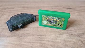 Pokemon leafgreen met wireless adapter beschikbaar voor biedingen