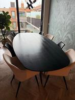 Deens ovale eiken eettafel - Table du Sud 260, Huis en Inrichting, Tafels | Eettafels, Ophalen, 100 tot 150 cm, Eikenhout, 200 cm of meer