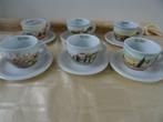 Cappuccino kopjes d'Ancap porselein Italy Contrade Italiane, Huis en Inrichting, Keuken | Servies, Nieuw, Ophalen of Verzenden